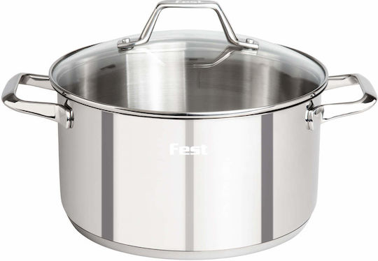 Fest Deep Stainless Steel Pot 22cm