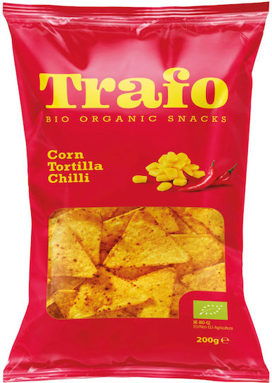 Trafo Βιολογικά Tortilla Chips Chili 200g 16204