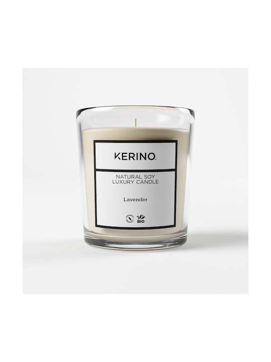Kerino Aromatic Candle Lavender 100% Soy 220g – Burn Time 35 Hours