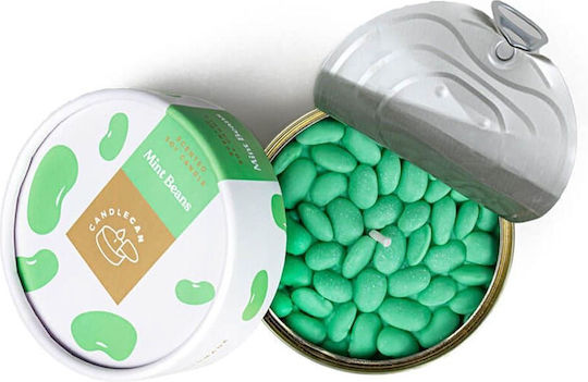 Aromatic Candle Mint Beans 10x10x5.5cm Hand Plant-Based Candle