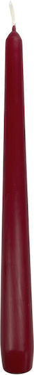 Candles Taper Sparmatseta 245/24mm Bolsius Burgundy