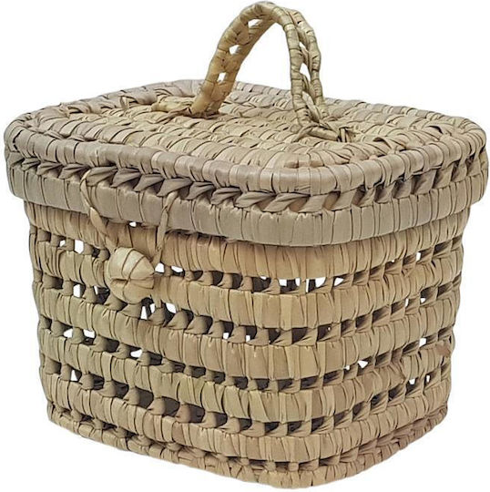 Organic Χειροποιητο Καλαθι 23 X 16 X 16 Εκ