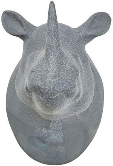 Dekorative Porzellanfigur Rhinocerus 341317 17x22x24cm Grau Villa Collection Porzellan Dekorative Porzellanfigur Rhinocerus 341317 17x22x24cm Grau Villa Collection Porzellan