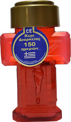 Ηλεκτρικό Κερί Σταυρός 150 Ημερών 12x7cm