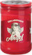 Tribut-Kerze Angel 20τ 2 Tagen 6x9cm Rote 995103 Kunststoff Rote