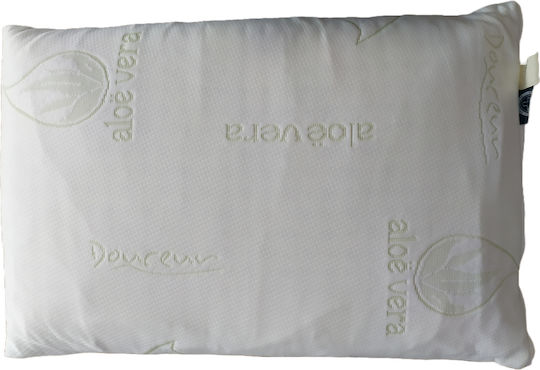 Bed Pillow Latex Douceur 40x60x14 Removable Cover Aloe Vera Medium