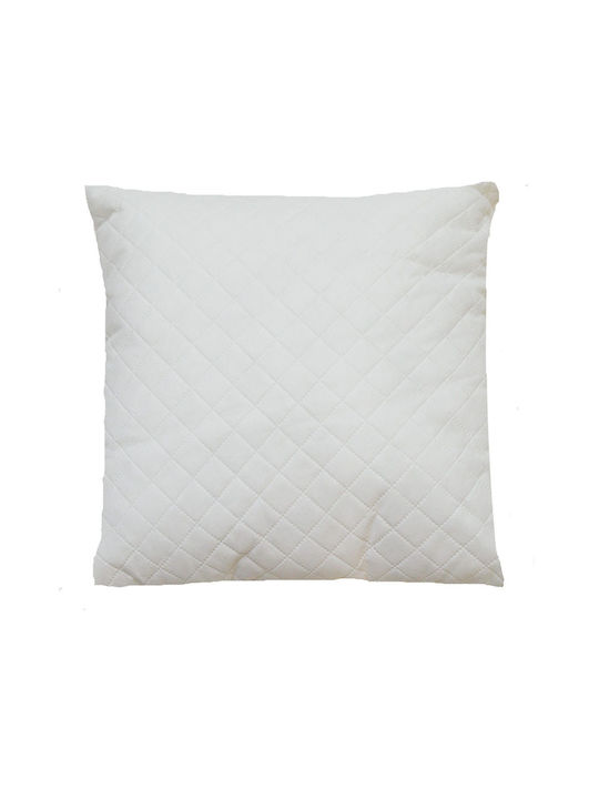 Μαξιλάρι Διακοσμητικό Γέμισμα White 60χ60 60x60cm Πολυέστερ