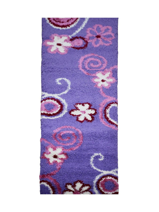 Χαλί Jazzy Shaggy 5604 4218 Lila Pile 67x220cm