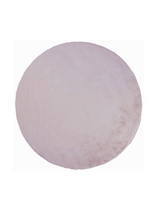 Χαλί Συνθετική Γούνα Super Fluffy Rose 160x160 R