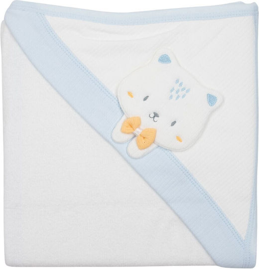 Ekebaby Baby-Badetuch mit Kapuzen 80x90cm