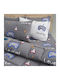 Charalambidis Textiles Kids Pillowcase Set 52x72cm Grey