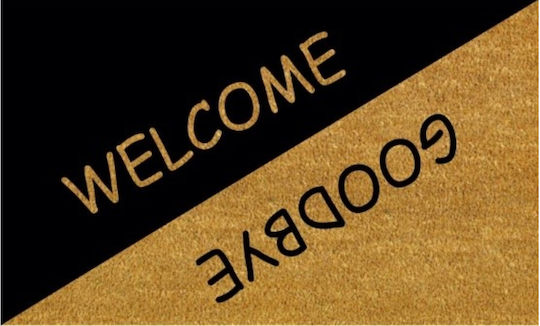 Covoraș De Intrare Din Nucă De Cocos 45x75 Welcome Goodbye