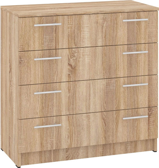 Wooden Chest of Drawers 80x38x80cm