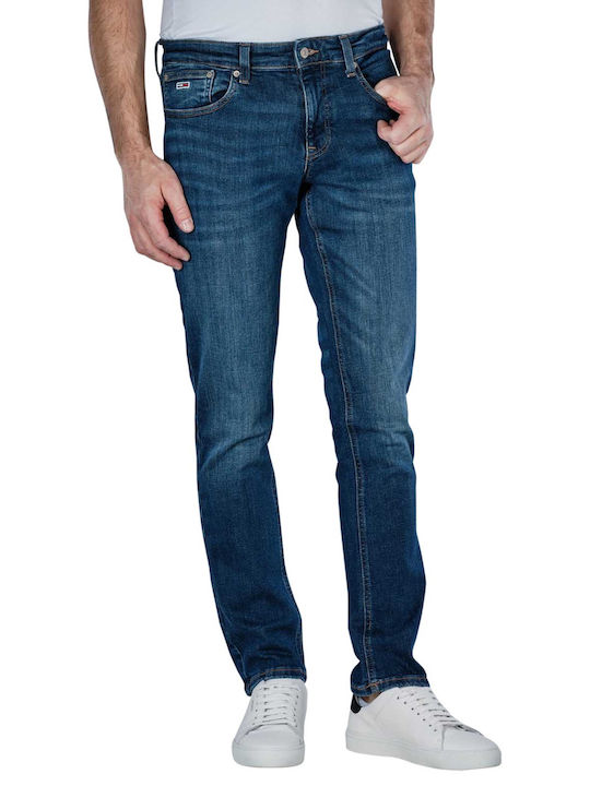 Tommy Hilfiger Scanton Herren Jeanshose Elastisch Schlank Fit Blau Tommy Hilfiger Scanton Herren Jeanshose Elastisch Schlank Fit Blau