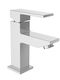 Sink Faucet Mixing Regona Wts Chrome Square Minimal Automatic Valve