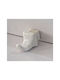 Single Porcelain Hook White 7x4x9 Built-In