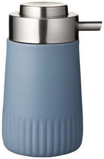 Δοχείο Κρεμοσάπουνου Plissé 977310 8x14,5cm Blue Sodahl Ανοξείδωτο Ατσάλι