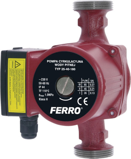 Pompa De Circulație Pentru Apă Potabilă Ferro 32-80-180