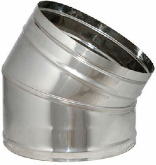 Tuburi de fum Semi-angular Φ120 Inox Monou Toihomatos
