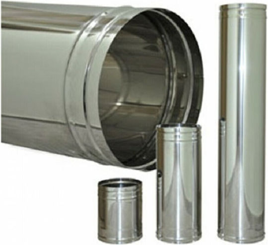 Chimney Pipe Chimney Tube Φ120 100cm 1 M Inox Single Wall