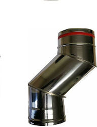 Heavy Duty S Type Offset Chimney Pipe Φ-80 Stainless Steel Aisi 304 Airduct Hellas