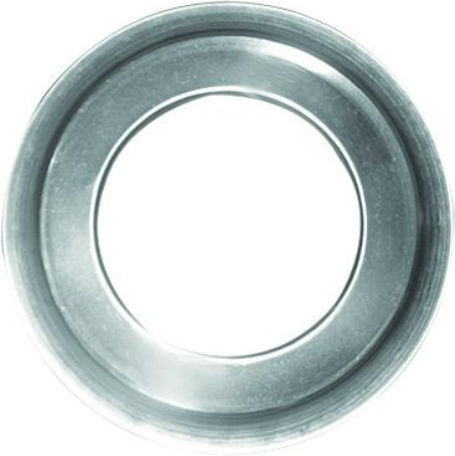 Rosette Collar for Chimney Pipe Inox Aisi 304 Ba Diameter 125 Airduct Hellas