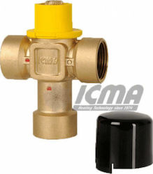 Icma Icma S106 Θερμοστατική Βαλβίδα Εκτροπής Ηλιακού 3/4" 93s106ae0545