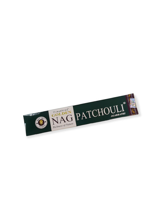 Vijayshree Golden Nag Patchouli Incense Sticks 15 Pieces