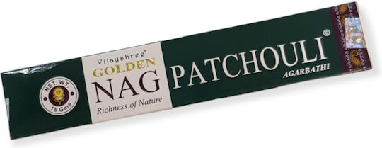 Στικ Vijayshree Golden Nag Patchouli Incense Sticks 15 Τεμάχια