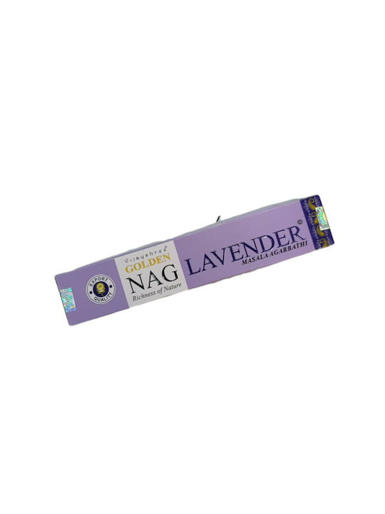 Vijayshree Golden Nag Lavender Incense Sticks 15 Pieces
