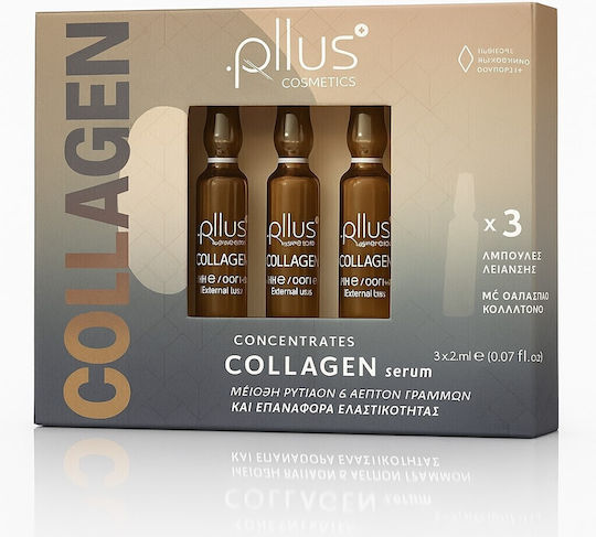 Panthenol Plus Collagen Serum Προσώπου με Κολλαγόνο 3x2ml