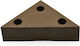 Möbelbein Kunststoff Möbel Dreieck Höhe 30 Mm Abmessung 100mm x 75mm x 75mm Braun Finish Serie 8118