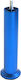 Jgs S.a Bl-7065 Metallisches Möbel Bein Zylindrisch Blau Höhe 20cm