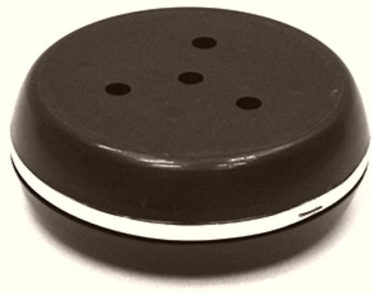Jgs S.a P1025 Kunststoff Möbelbein Wenge Nikel Durchmesser 13cm X Höhe 5,3cm