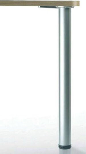 Round Table Leg Art.127 Φ60x710mm Finetto Nickel Matt 102-127f60alum Nickel Matt