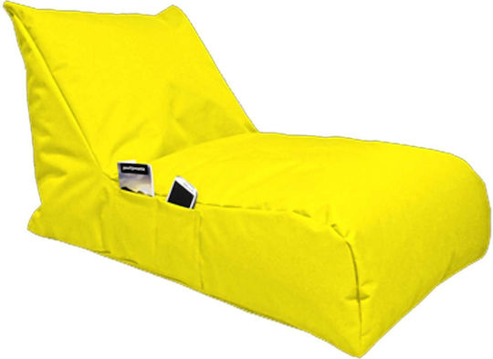 Pouf Pogo Gelb 60x100x60
