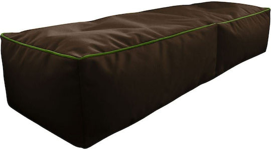 Bean Bag Stool Plank Brown 150x50x30