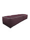 Πουφ Σκαμπό Plank Purple 150x50x30