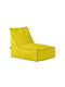 Πουφ Linear Yellow 70x110