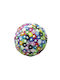 Pouf Stool Bean Bag Chairs & Poofs Jgs S.a Flower Balls Rug Pouf Multicolour Stool-065 Φ45cm