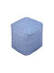 Pouf Hocker Πουφ Jgs S.a Blau Calvino Hocker-269 40x40x40cm