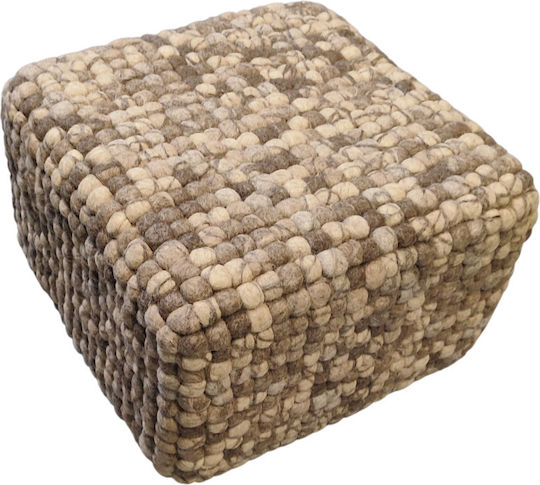 Pouf Hocker Puf Jgs S.a Natürliche Bälle Teppich 5 Hocker-075 45x45x30cm
