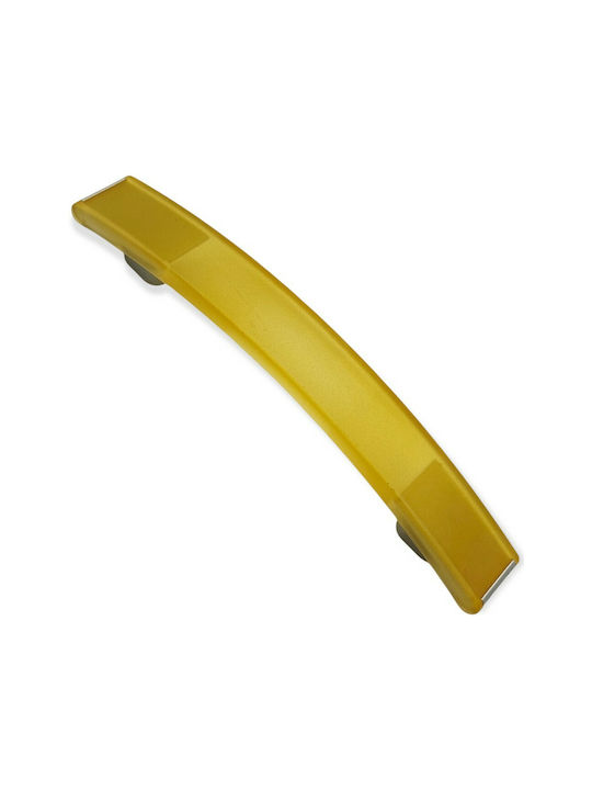 Ιταλική Λαβή Επίπλου Eureka 0738-096-kit1 Κιτρινο Διάσταση 9,6cm