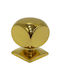 Italian Brass Furniture Knob Omp Porro 11408-000-20a1 1 Piece Glossy Gold Diameter 25