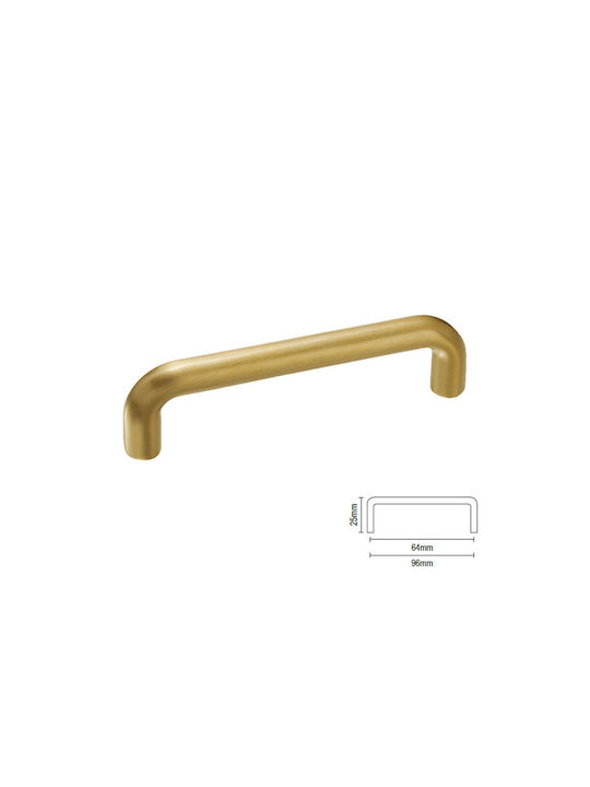 Mânere Pentru Mobilier Viometale 05 Auriu Mat 6...