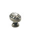 Furniture Knob Besana 2352 Antique Iron Swarovski Crystal 30mm