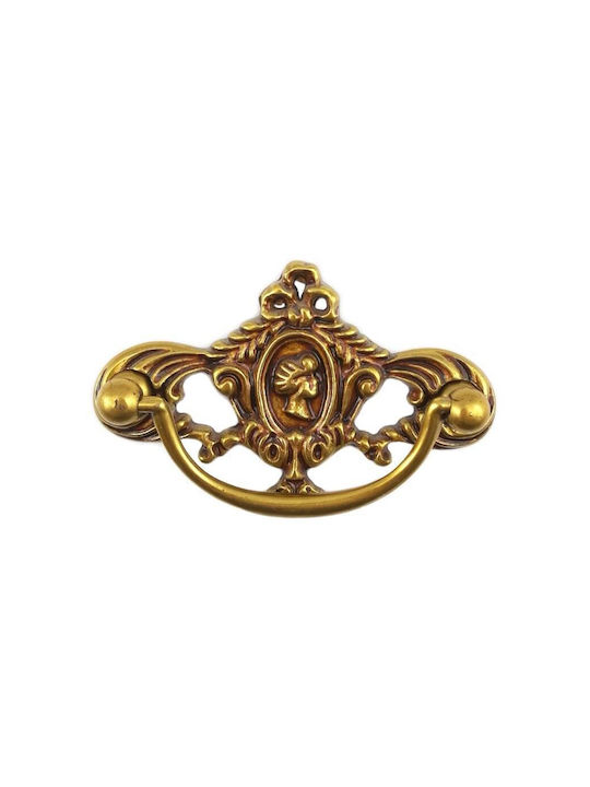 Furniture Handle Hanging Besana 1222 Gold Patina Avo 96mm