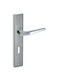 Door Handle Plate Chrome 1505
