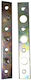 Fermarien Míllia Scharniere Metallisch Dreier-Set 4 Paare 20*140mm