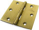 Scharnier Plakette Metalor 302 Matt Gold 166-30...